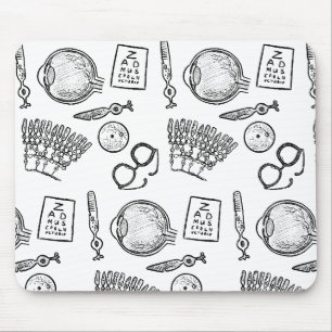 Ophthalmology Sketches Mouse Pad