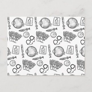 Ophthalmology Sketches Postcard