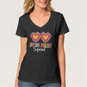 Ophthalmology Squad Eyeglass Heart Eye Doctor Opto T-Shirt