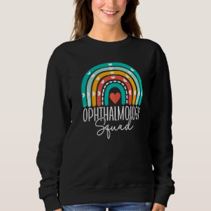 Ophthalmology Squad Rainbow Eye Doctor Optometrist Sweatshirt