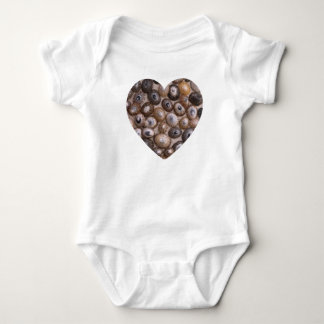 Opihi Heart Baby Outfit Bodysuit