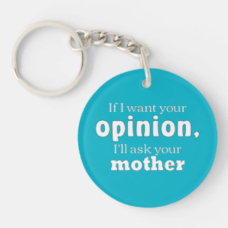 Opinion ask mother wf key ring