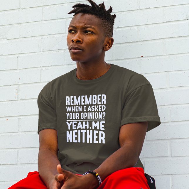 Opinion Sarcasm Tee (Creator Uploaded)