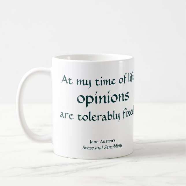 Opinions Coffee Mug (Left)