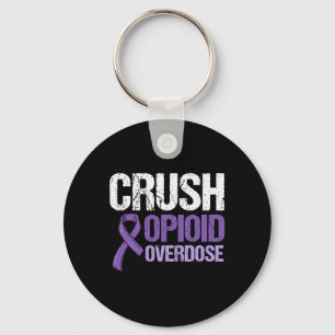 Opioid Overdose Awareness Warrior Survivor 11 Key Ring