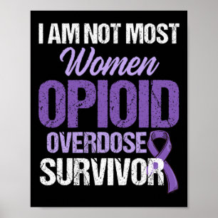 Opioid Overdose Awareness Warrior Survivor 19 Poster