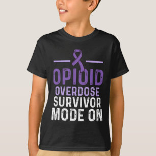 Opioid Overdose Awareness Warrior Survivor 24  T-Shirt