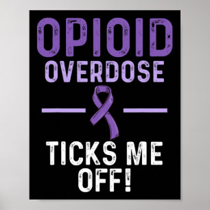 Opioid Overdose Awareness Warrior Survivor 2  Poster
