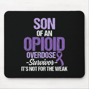 Opioid Overdose Awareness Warrior Survivor 37 Mouse Pad