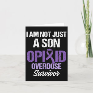 Opioid Overdose Awareness Warrior Survivor 38 Card