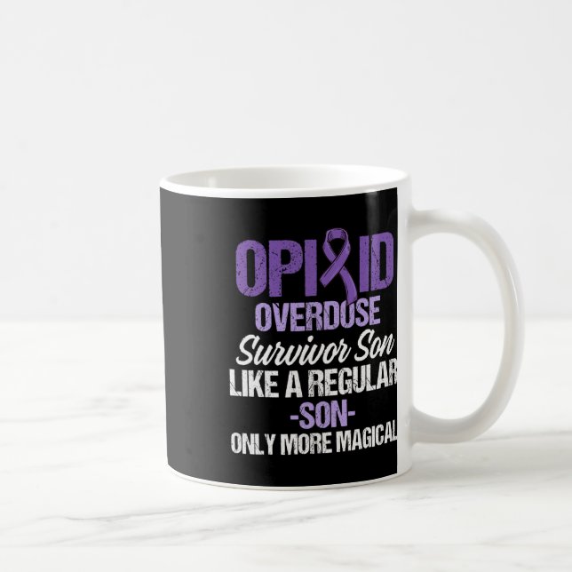 Opioid Overdose Awareness Warrior Survivor 45  Coffee Mug (Right)
