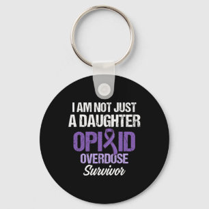 Opioid Overdose Awareness Warrior Survivor 48 Key Ring