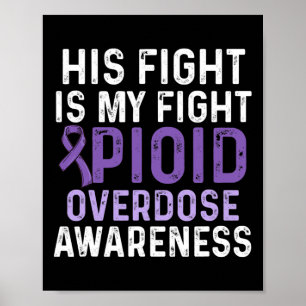 Opioid Overdose Awareness Warrior Survivor 57  Poster