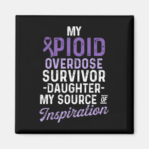 Opioid Overdose Awareness Warrior Survivor 60 Magnet
