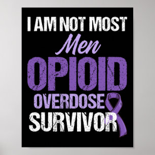 Opioid Overdose Awareness Warrior Survivor 9  Poster