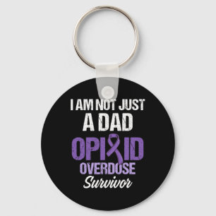 Opioid Overdose Awareness Warrior Survivor &#   Key Ring