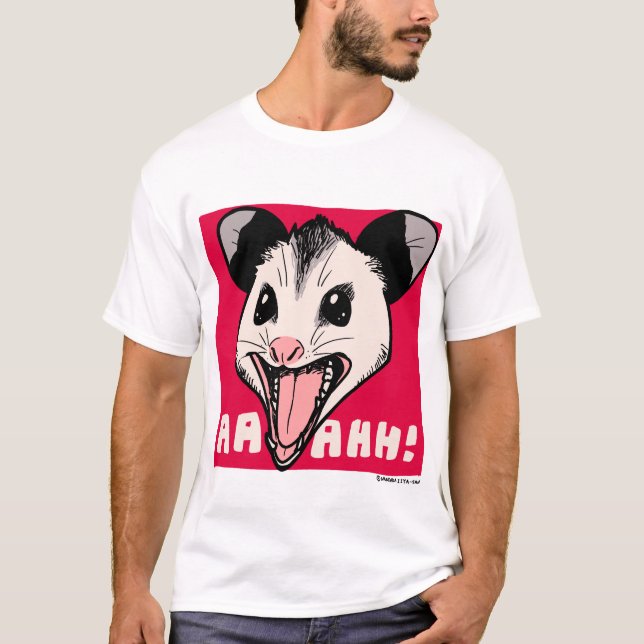 Opossum "AHHH" T-Shirt (Front)
