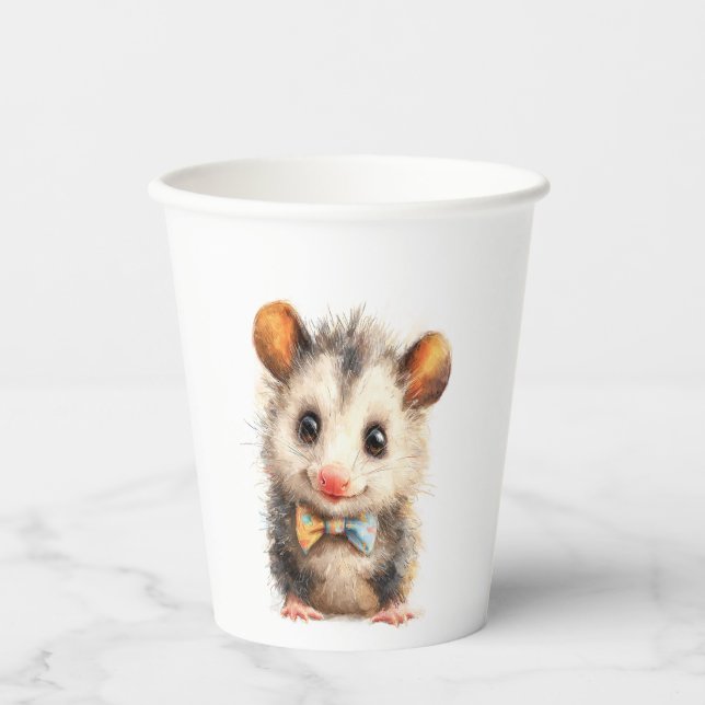 Opossum Birthday • Animal Party Cup (Front)