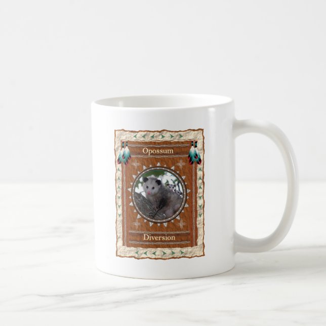 Opossum Diversion Energy Coffee Mug (Right)