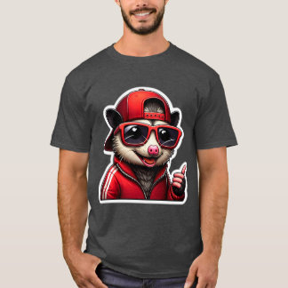 OPOSSUM IN RED TRACK SUIT T-Shirt