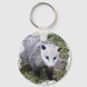 Opossum Key Ring