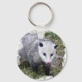 Opossum Key Ring