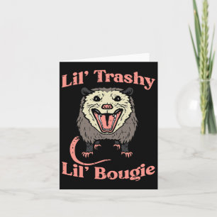 Opossum Lil Trashy Bougie Possum Street Cat Men Wo Card