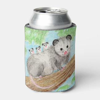 Opossum Mum Can Cooler