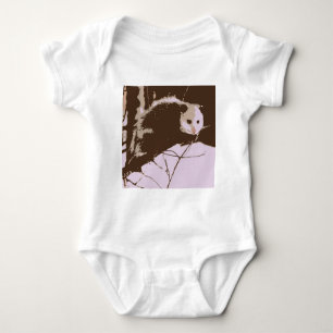 Opossum Pop Art Baby Bodysuit