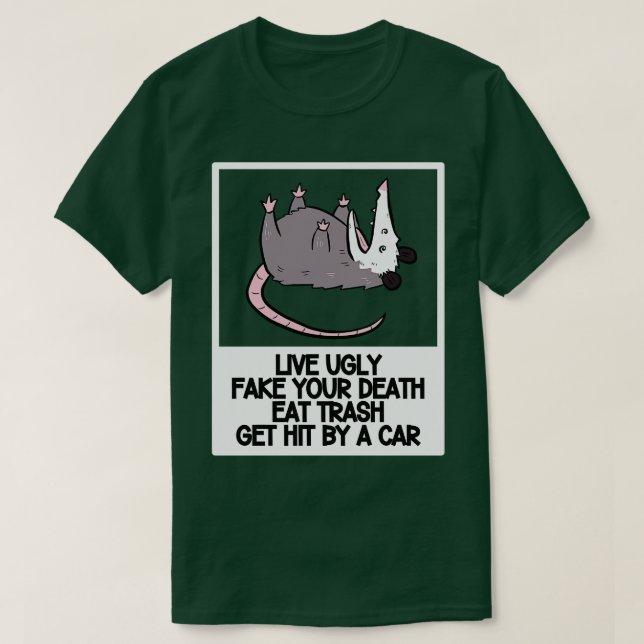 Opossum Quotes 19 T-Shirt (Design Front)