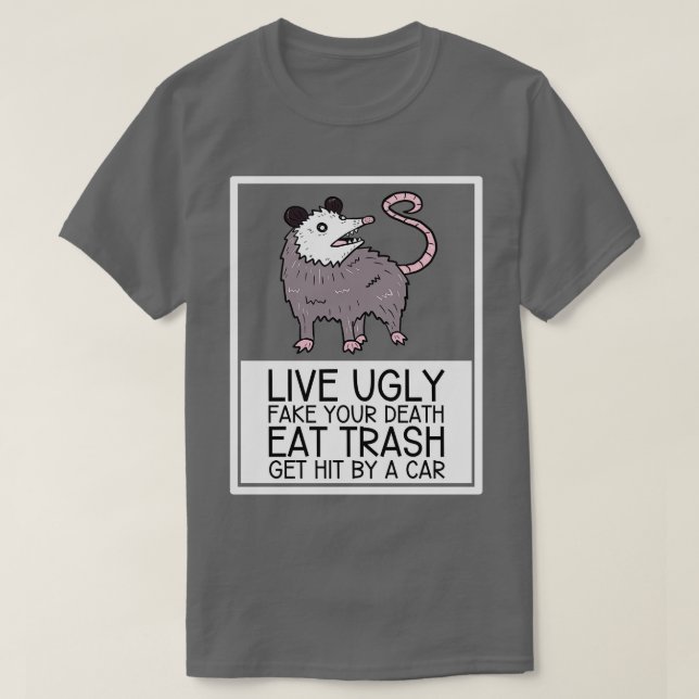 Opossum Quotes 35 T-Shirt (Design Front)