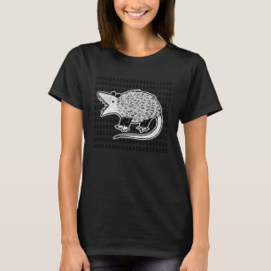 Opossum Screaming Cute  Trash Gang Meme Sarcastic  T-Shirt
