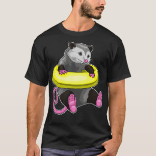 Opossum Swimming Lifebuoy T-Shirt