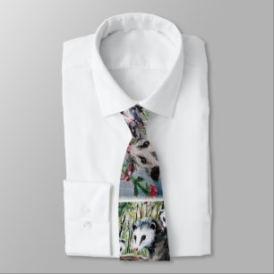 Opossums Galore Tie