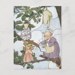 Opossums Make Reluctant Students Postcard