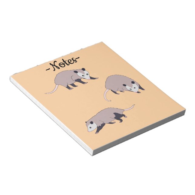 Opossums Notepad (Angled)