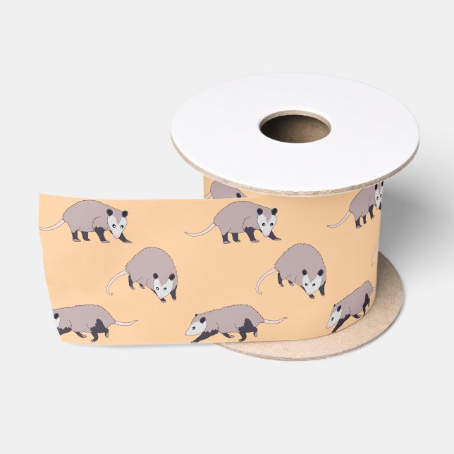 Opossums Satin Ribbon (Spool)
