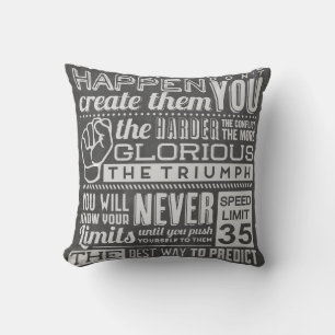 Opportunities Chalkboard Cushion
