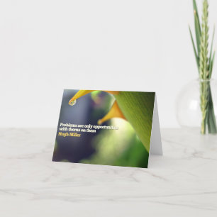 Opportunities Motivational Note Card