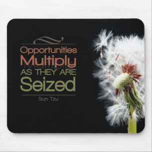 Opportunities Multiply Motivational Mousepad