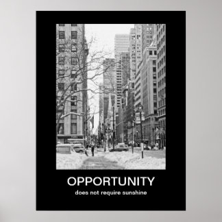 Opportunity Demotivational Poster