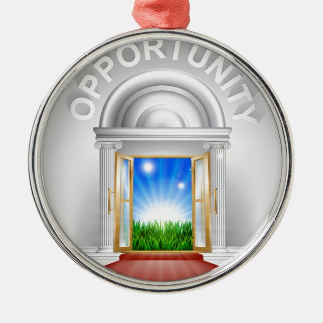 Opportunity Door Concept Metal Tree Decoration (Front)