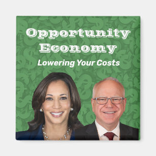 Opportunity Economy Harris Walz 2024 Magnet