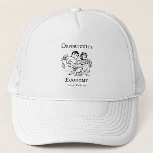 Opportunity Economy Harris Walz 2024 Trucker Hat