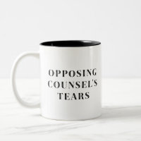 Opposing Counsel's Tears Lawyer Gift