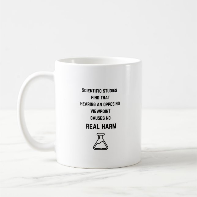 Opposing Viewpoints - No Harm -  Coffee Mug (Left)