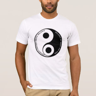 Opposite Energies, Create Balance Yin Yang T-Shirt
