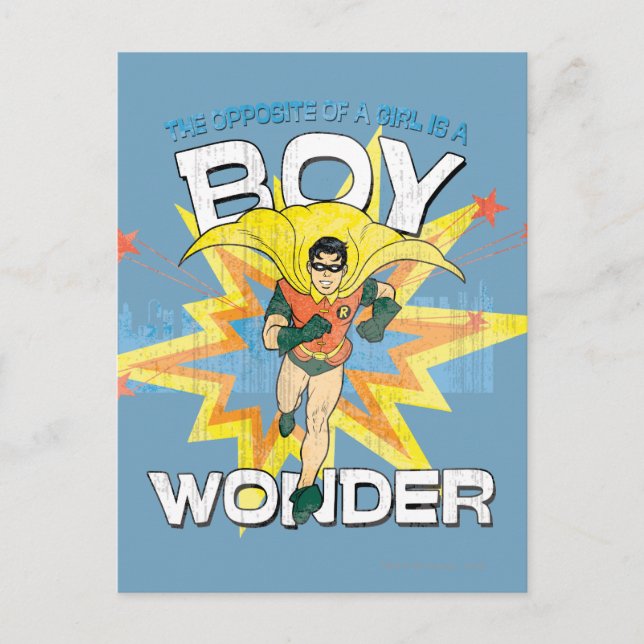 Opposite Of A Girl Postcard (Front)