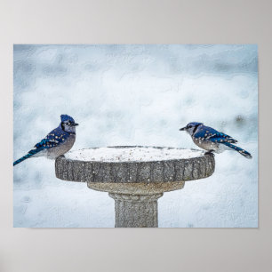 Opposite Sides Painterly Poster