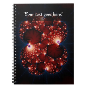 Opposites Attract - Fractal Art Spiral Notebook